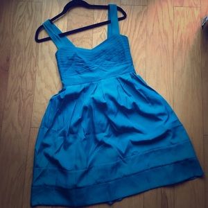 Kimchi Blue Midi Dress in Vibrant Blue